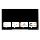 TABLA MAGNETICA STICLA NEAGRA, NOBO IMPRESSION, WIDESCREEN 45", 56 x 100 cm*