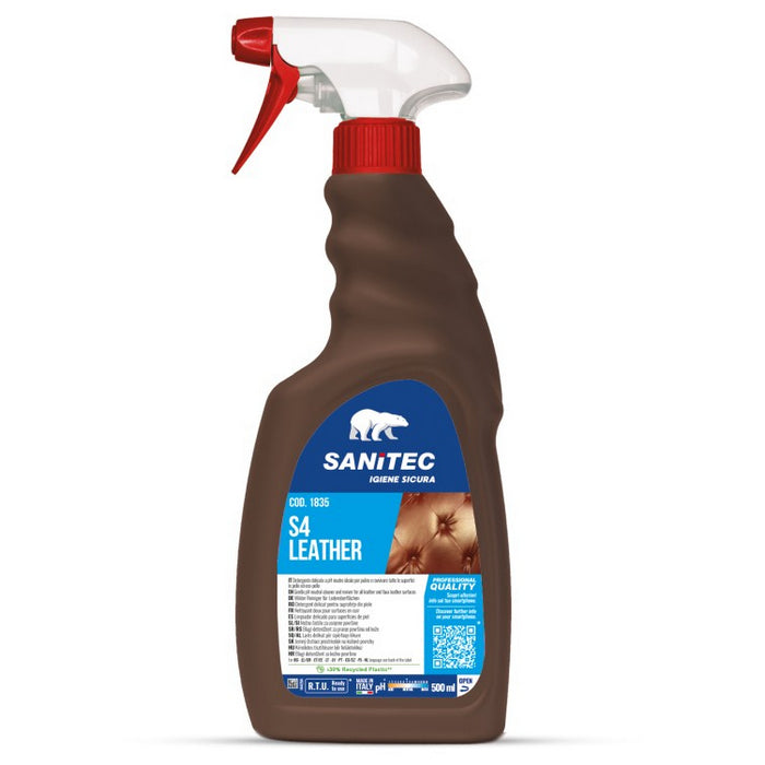 SOLUTIE CURATARE PIELE SANITEC S4 Leather, 500ml