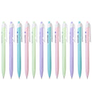 PIX PLASTIC cu MECANISM DELI Q033 Xtream PASTEL, scriere ALBASTRU, 0,7mm