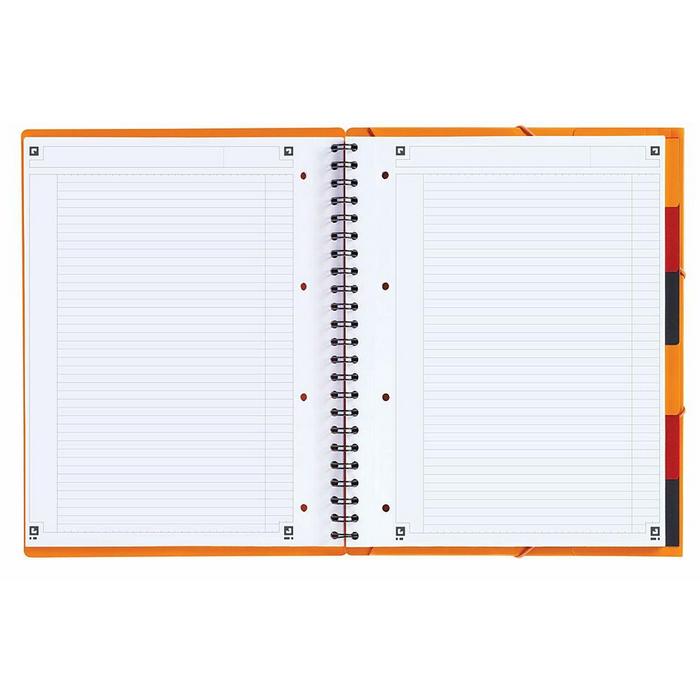 CAIET A4 80 file, spirala, OXFORD Organiserbook