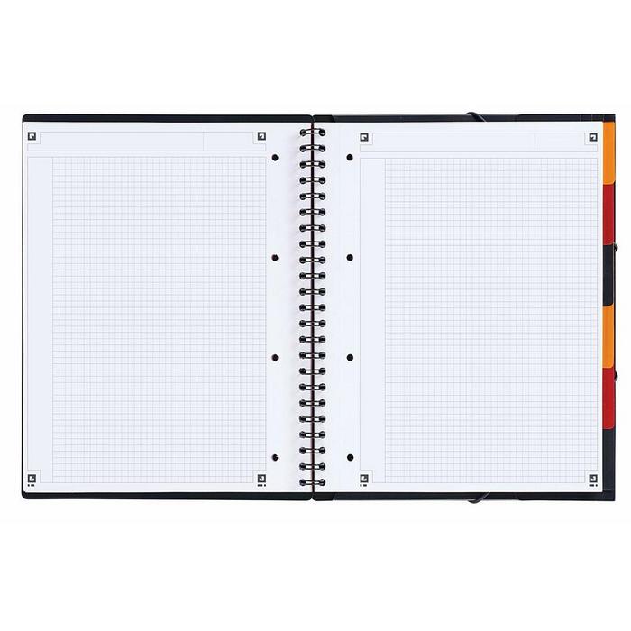 CAIET A4 80 file, spirala, OXFORD Organiserbook