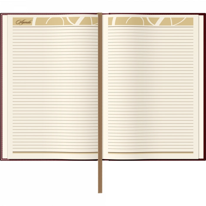 AGENDA NEDATATA PIELE B5 Model B Bordeaux*