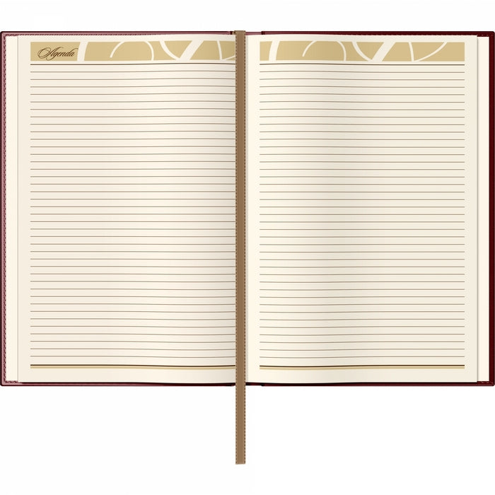 AGENDA NEDATATA PIELE B5 Model C Bordeaux*