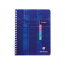 AGENDA NEDATATA SCOLARA Clairefontaine Metric 17 x 22 cm, 72 file, spirala