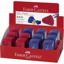 ASCUTITOARE PLASTIC DUBLA cu CONTAINER FABER-CASTELL SLEEVE FC18270