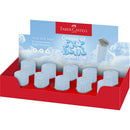 ASCUTITOARE PLASTIC SIMPLA cu CONTAINER FABER-CASTELL GRIP 2001 MINI, GRI FC183700/710