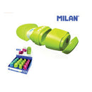 ASCUTITOARE PLASTIC SIMPLA cu CONTAINER si RADIERA MILAN