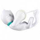 BANDA ADEZIVA CU DISPENSER 3M SCOTCH C39 design pisica, banda 19mm x 8,9m, alb