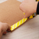 BANDA ADEZIVA DUBLA BURETATA DELI 25.4mm x 5m