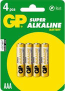 BATERIE GP ALCALINA R3/AAA, set 4 bucati