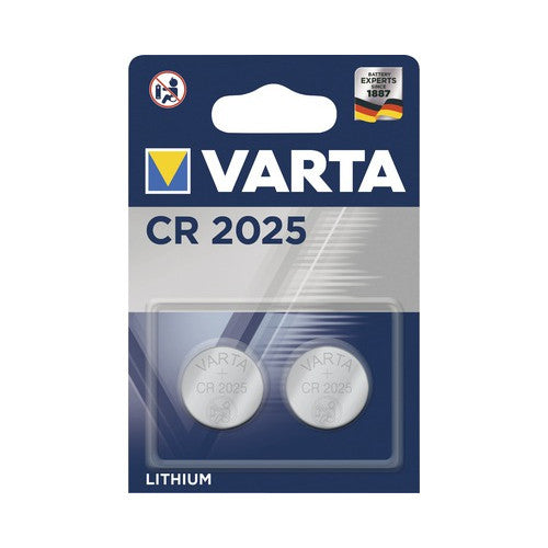 BATERIE VARTA CR 2025, set 2 bucati