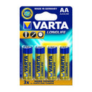 BATERIE VARTA LONGLIFE AA/LR6, 4106, set 4 bucati