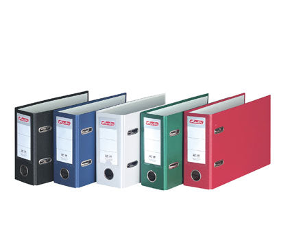 BIBLIORAFT PLASTIFIAT HERLITZ A5, cotor 8 cm, culori MIXATE