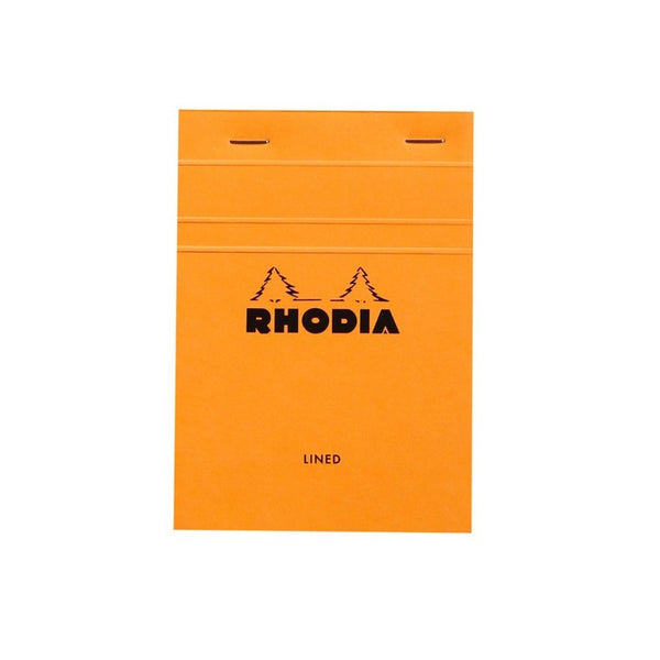 BLOC NOTES 10,5 x 14,8 cm Rhodia portocaliu N13, 80 file, capsat, DR