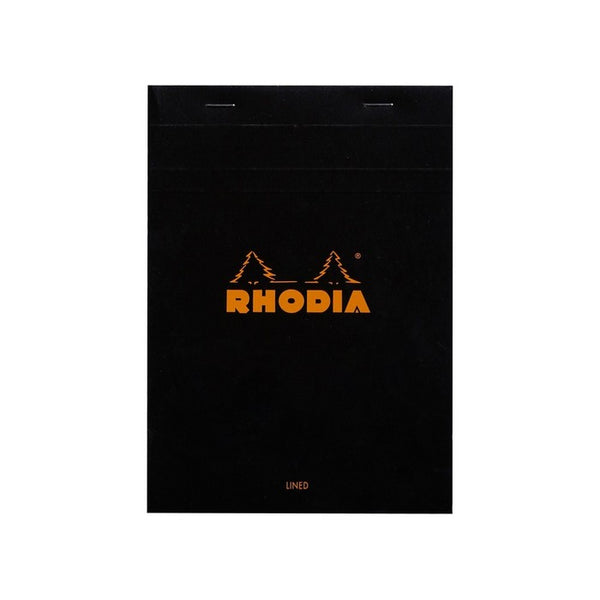 BLOC NOTES A5 Rhodia BLACK N16, 80 file, capsat, DR