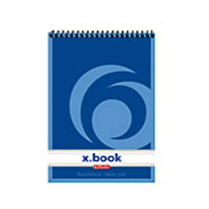 BLOC NOTES A7 HERLITZ X-BOOK, 50 file, spirala