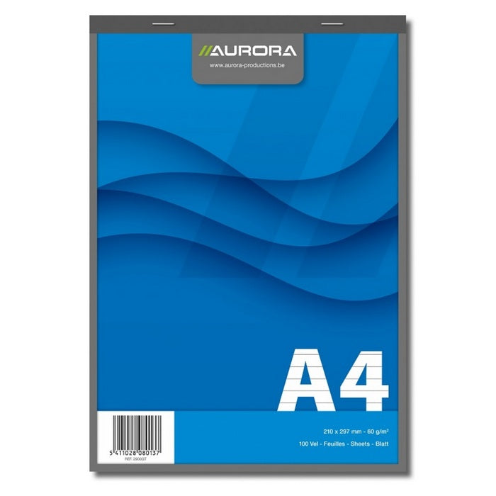 BLOC NOTES A4 AURORA BUREAU, 100 file, brosat