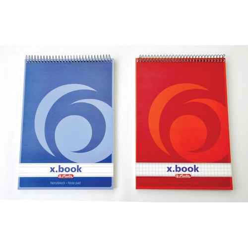 BLOC NOTES A5 HERLITZ X-BOOK, 50 file, spirala