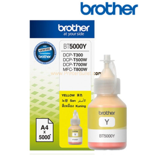 BROTHER INK BT5000Y YELLOW - 5000pagini*