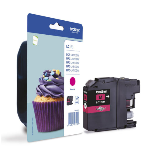 BROTHER INK LC123M MAGENTA - 600pagini*