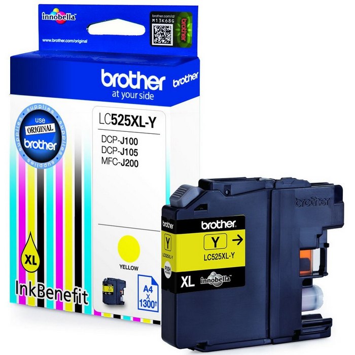 BROTHER INK LC525XLY YELLOW - 1300pagini