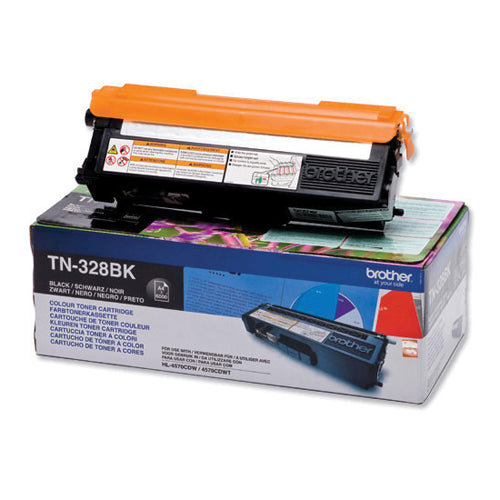 BROTHER TONER TN328BK BLACK - 6000pagini*