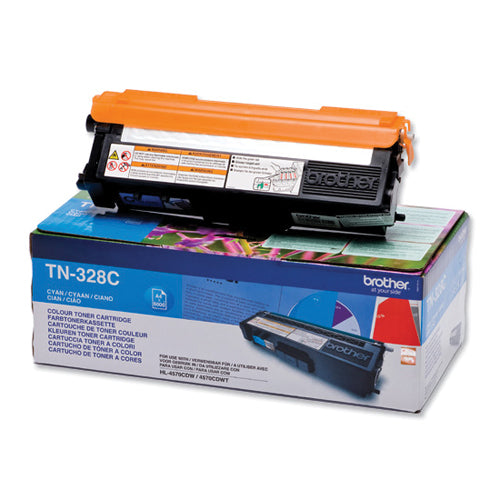 BROTHER TONER TN328C CYAN - 6000pagini*