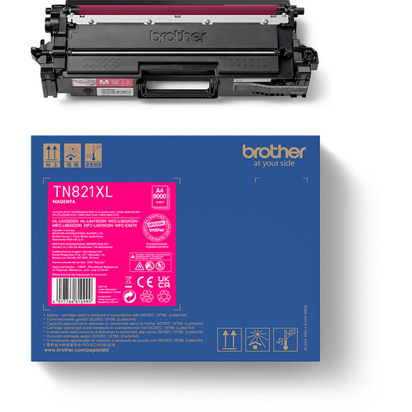 BROTHER TONER TN821XLM MAGENTA - 9000 pagini*