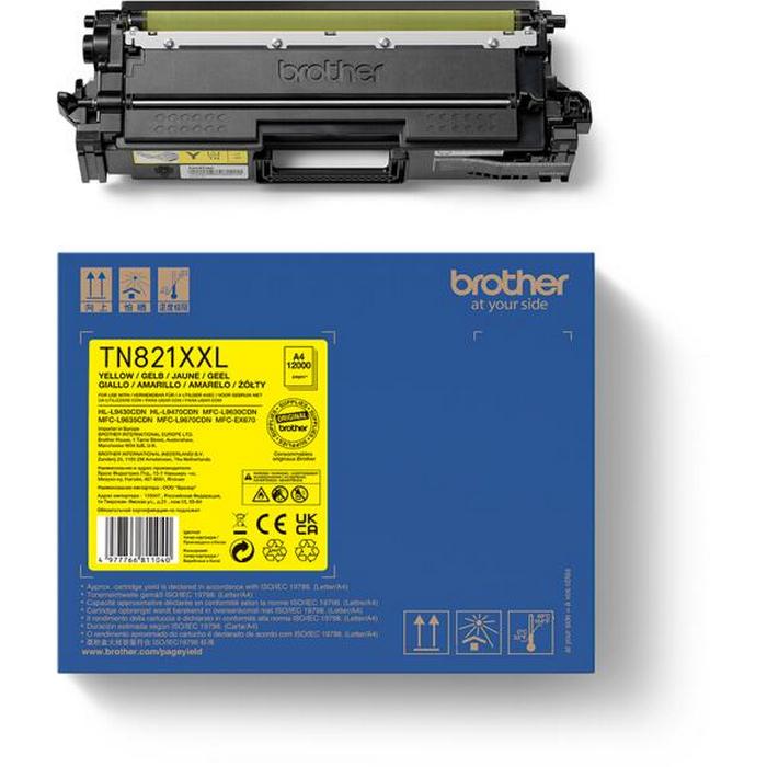 BROTHER TONER TN821XXLY YELLOW - 12000 pagini*