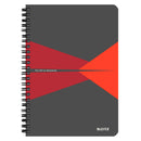 CAIET A5 90 file, spirala, LEITZ Office, coperta PP