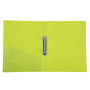 CAIET MECANIC DELI A4 2 inele, diam 1,5cm, cotor 2,0cm, coperti flexibile, CULORI NEON