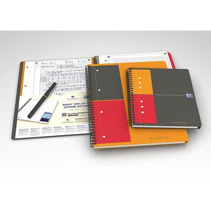 CAIET A5+ 80 file, spirala, OXFORD Activebook