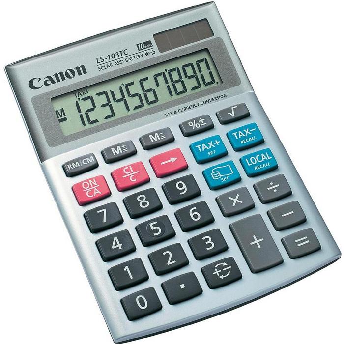 CALCULATOR DE BIROU CANON LS103TC, 10 digiti