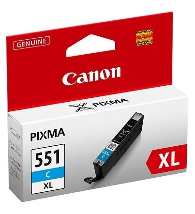 CANON INK CLI551XLC CYAN, 11ml*