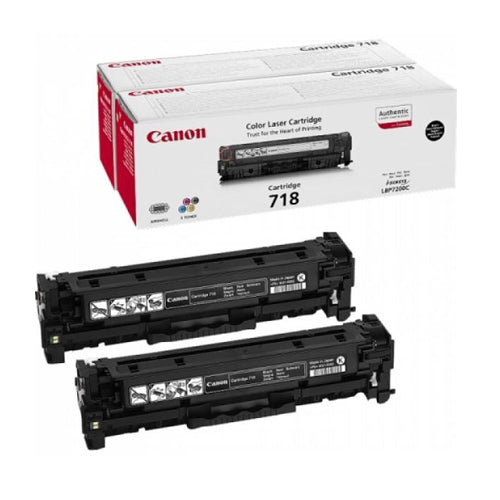 CANON TONER CRG718BTWIN BLACK - 2x3400pagini*