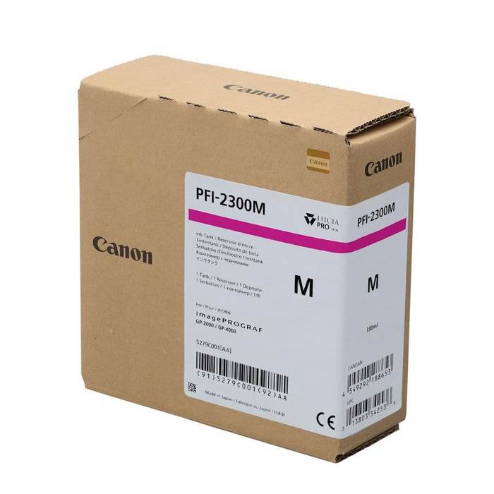 CANON INK PFI2300M MAGENTA - 330ml*