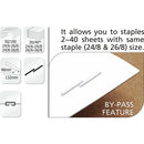 CAPSATOR PLASTIC 24/6 KANGARO LE-45F less effort, 40 coli