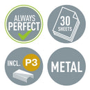 CAPSATOR METALIC 24/6 LEITZ 5505, capsare plata, 30 coli