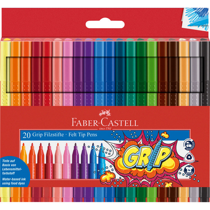 CARIOCA FABER-CASTELL GRIP, set 20 culori