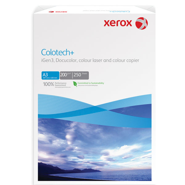CARTON ALB A3 COLOTECH+, 200gr/mp, 250 coli/top