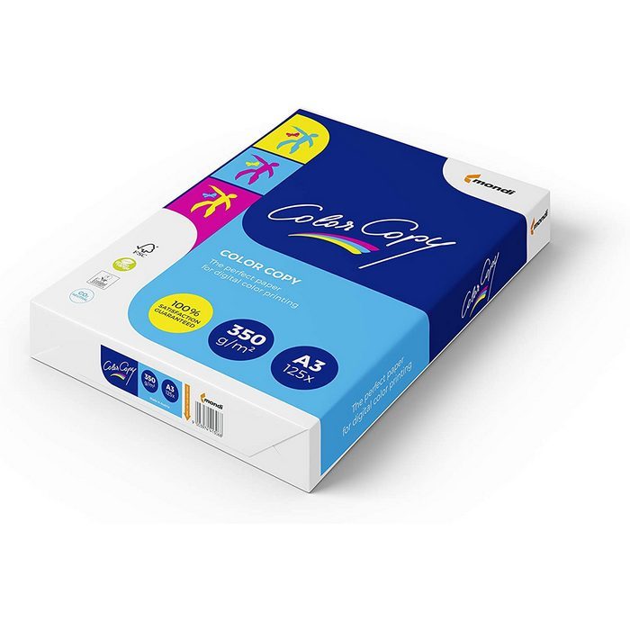 CARTON ALB A3 COLOR COPY, 350gr/mp, 125 coli/top