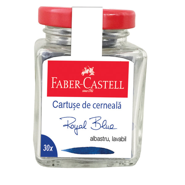 CERNEALA in PATROANE MICI FABER-CASTELL, set 30, ALBASTRU