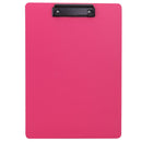 CLIPBOARD SIMPLU A4, din CARTON PLASTIFIAT, DELI CULORI NEON