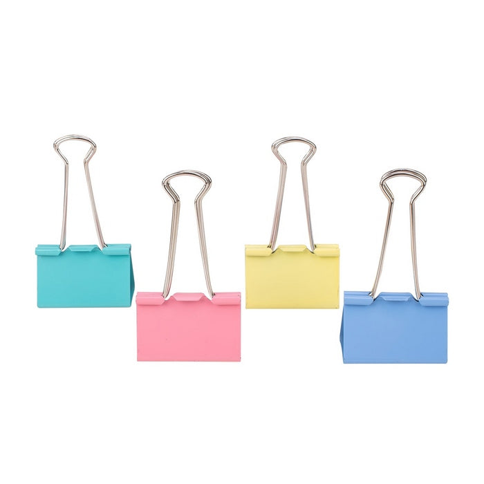 CLIPS METAL COLOR DELI 19mm, cutie de 40 bucati