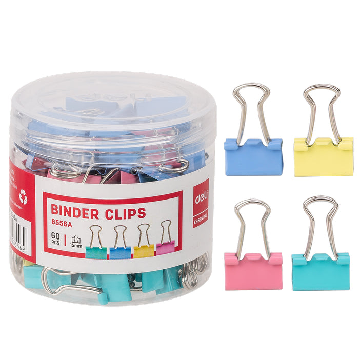 CLIPS METAL COLOR DELI 19mm, cutie de 40 bucati