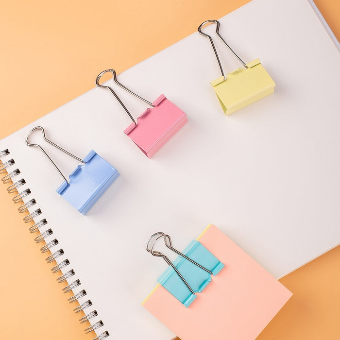 CLIPS METAL COLOR DELI 41mm, cutie de 24 bucati