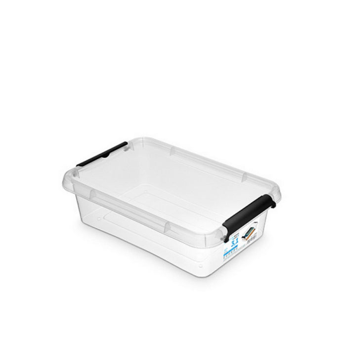 CONTAINER PLASTIC ORPLAST Simple box cu capac, transparent, 3,1 litri*