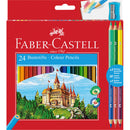 CREIOANE COLORATE FABER-CASTELL ECO, set 24+3 culori
