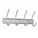 CUIER METALIC ARGINTIU ALCO, de perete, cu 4 agatatori metalice, tip carlig*