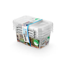 CUTIE ALIMENTE NANOBOX 500 ml, cu manere si capac, 3 buc/set, 15 x 9,5 x 9,5 cm, 0,5 litri*